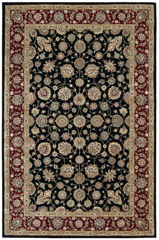 Nourison Nourison 2000 5'6" x 8'6" Black Traditional Indoor Rug