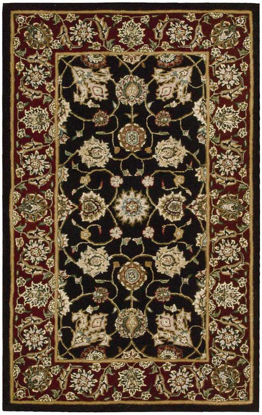 Nourison Nourison 2000 2'6" x 4'3" Black Traditional Indoor Rug