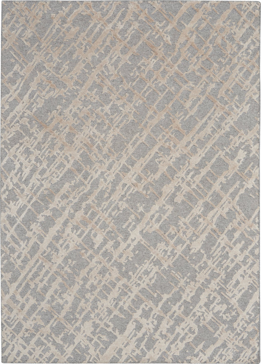 Nourison Divine 5'6" x 7'5" Sand Storm Modern Indoor Rug