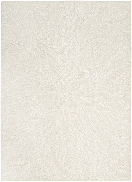 Michael Amini Ma30 Star 4' x 6' Ivory Modern Indoor Rug