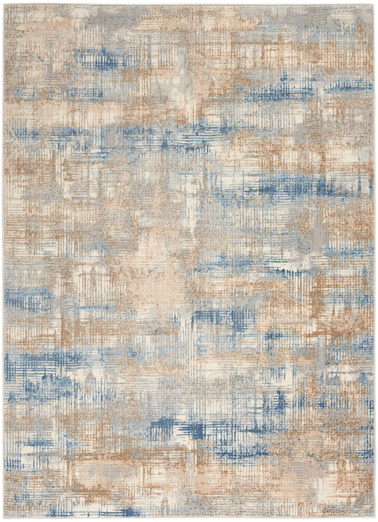 Calvin Klein CK950 Rush 6' x 9' Blue Beige Modern Indoor Rug