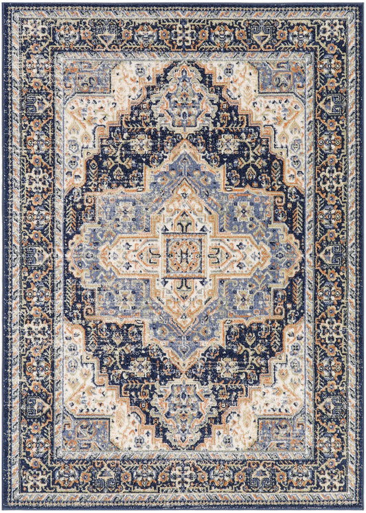 Nourison Nourison Essentials Persian 4' x 6' Navy Vintage Rug