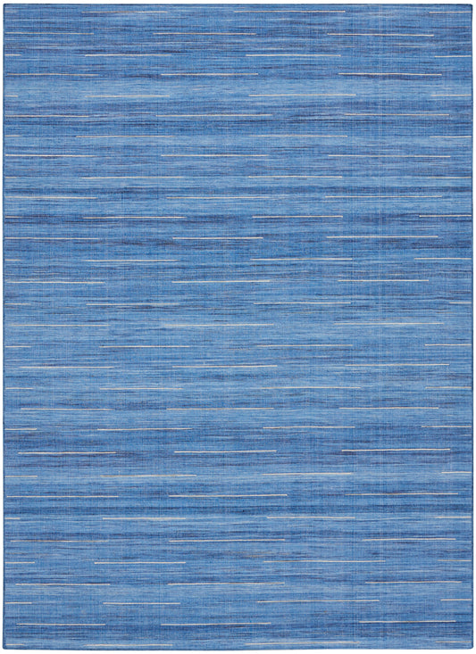 Nourison Interweave 5'3" x 7'3" Denim Modern Indoor Rug