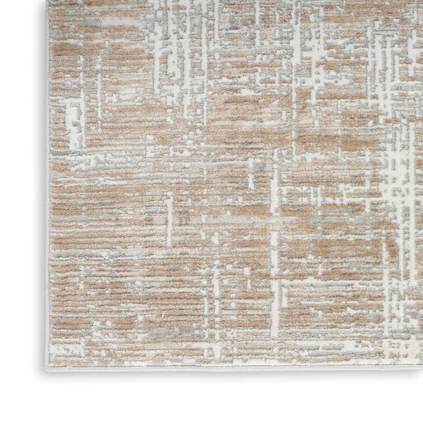 Nourison Home Texture 7'10" x 9'10" Beige Grey Modern Indoor Rug