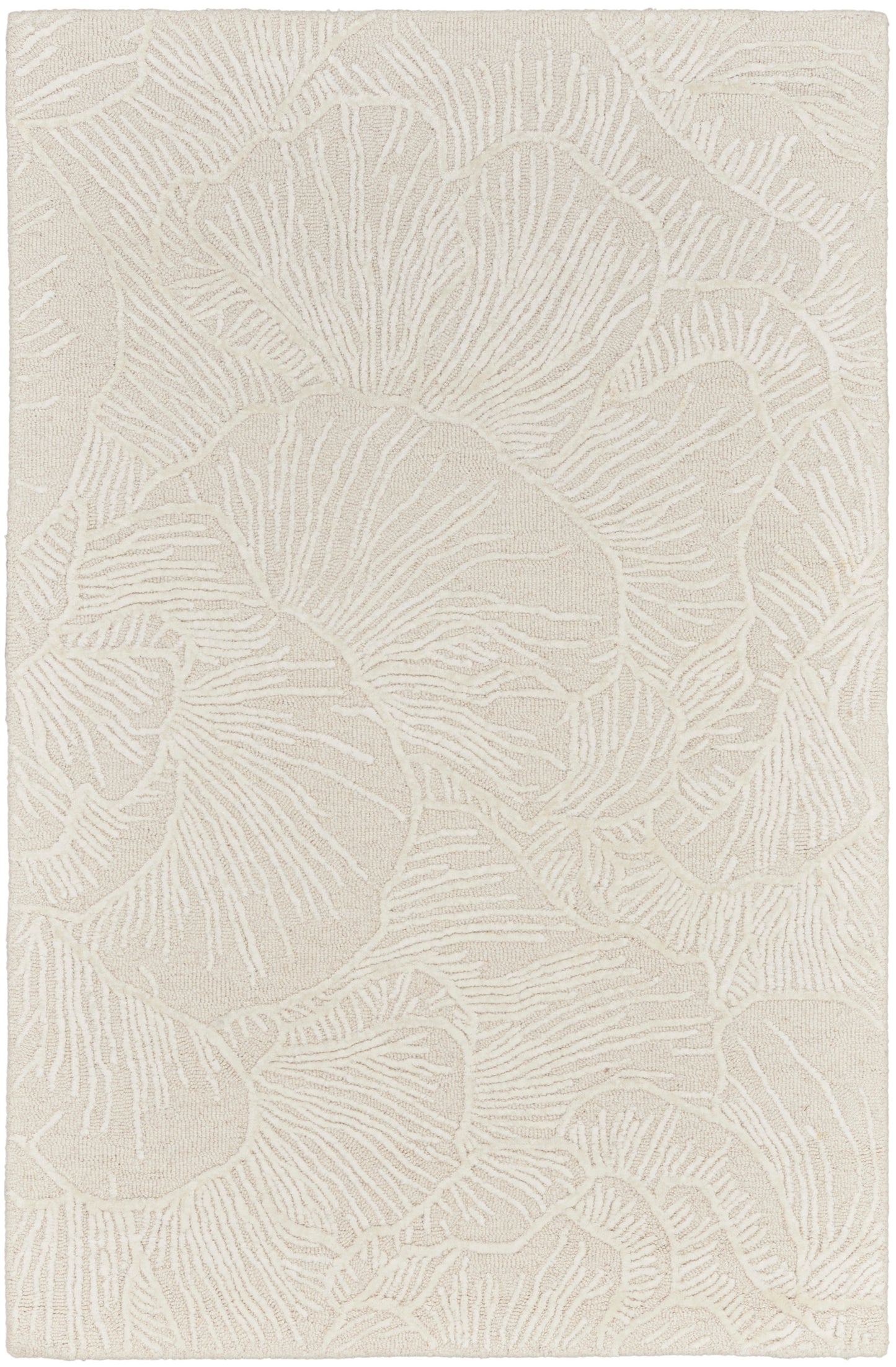 Nourison Avra 3'9" x 5'9" Ivory Modern Indoor Rug