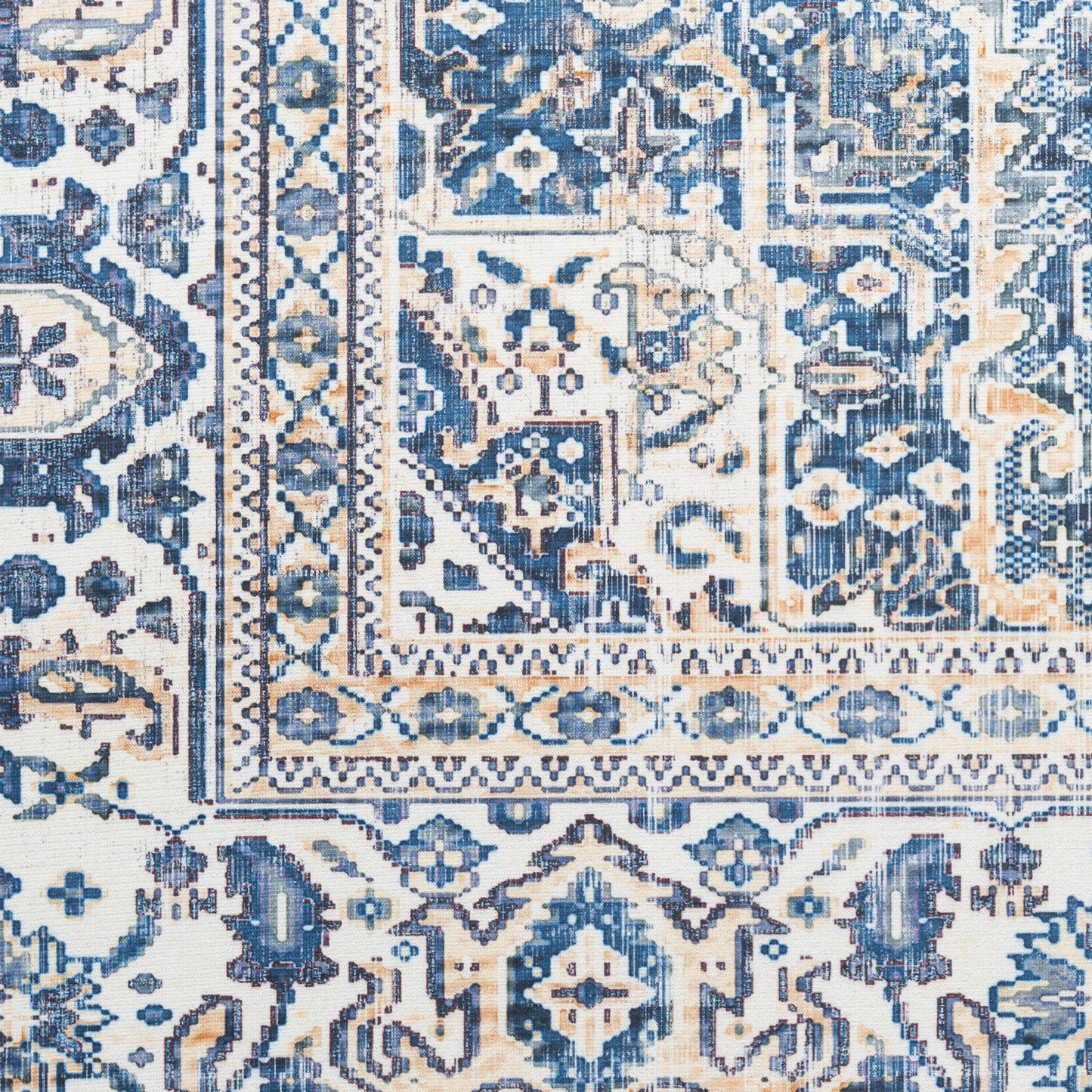 Nourison Vintage Home 3'9" x 5'9" Blue Bohemian Indoor Rug