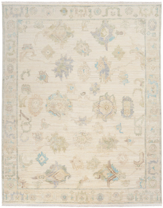 Nourison Odessa 8'6" x 11'6" Ivory Multicolor Vintage Indoor Rug