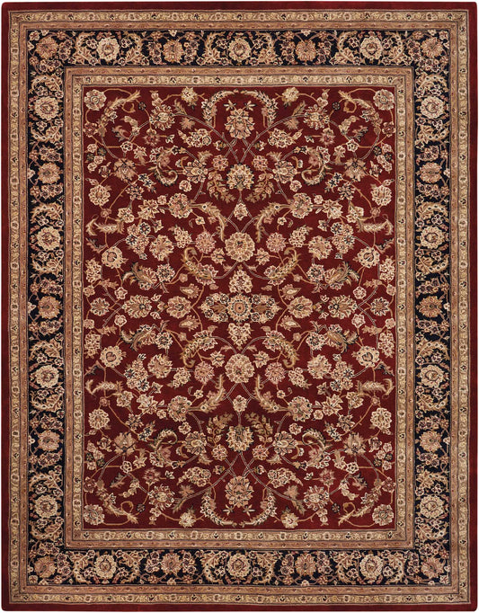 Nourison Nourison 2000 8'6" x 11'6" Burgundy Traditional Indoor Rug