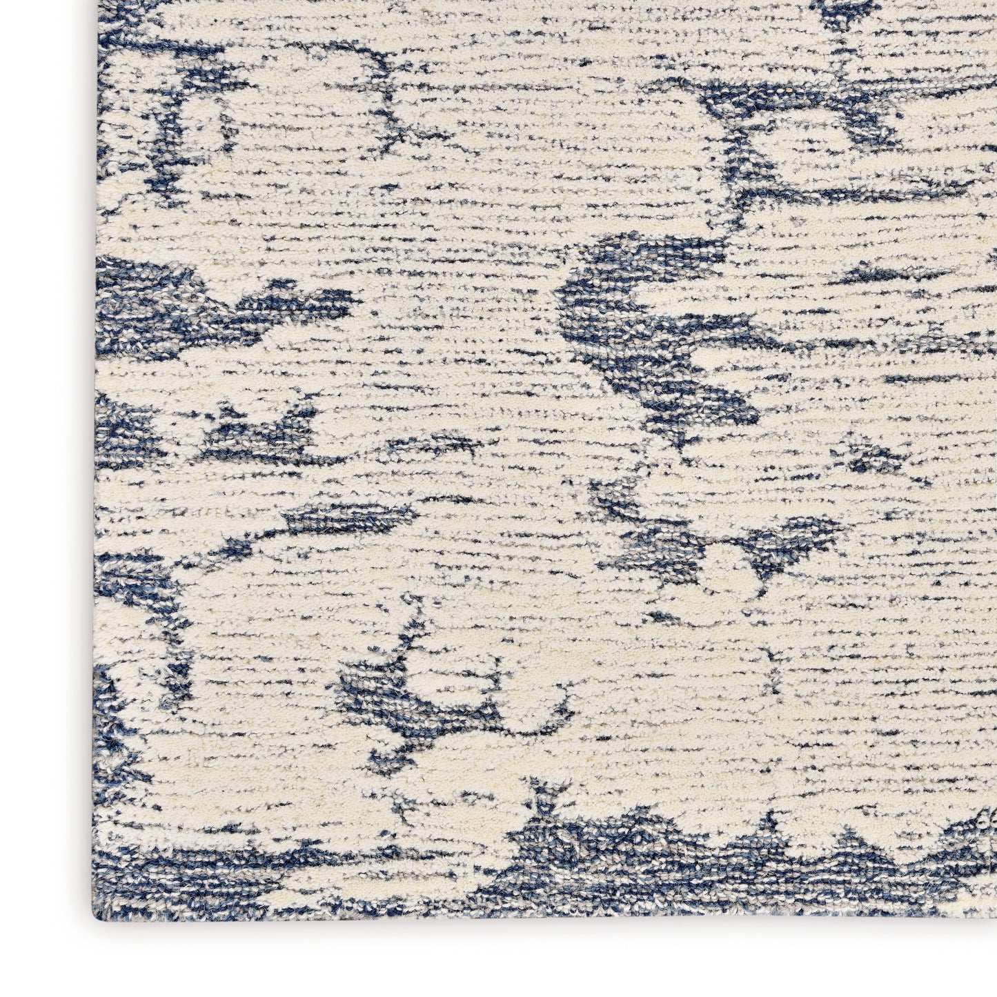 Calvin Klein CK009 Sculptural 5'3" x 7'3" Blue Modern Indoor Rug