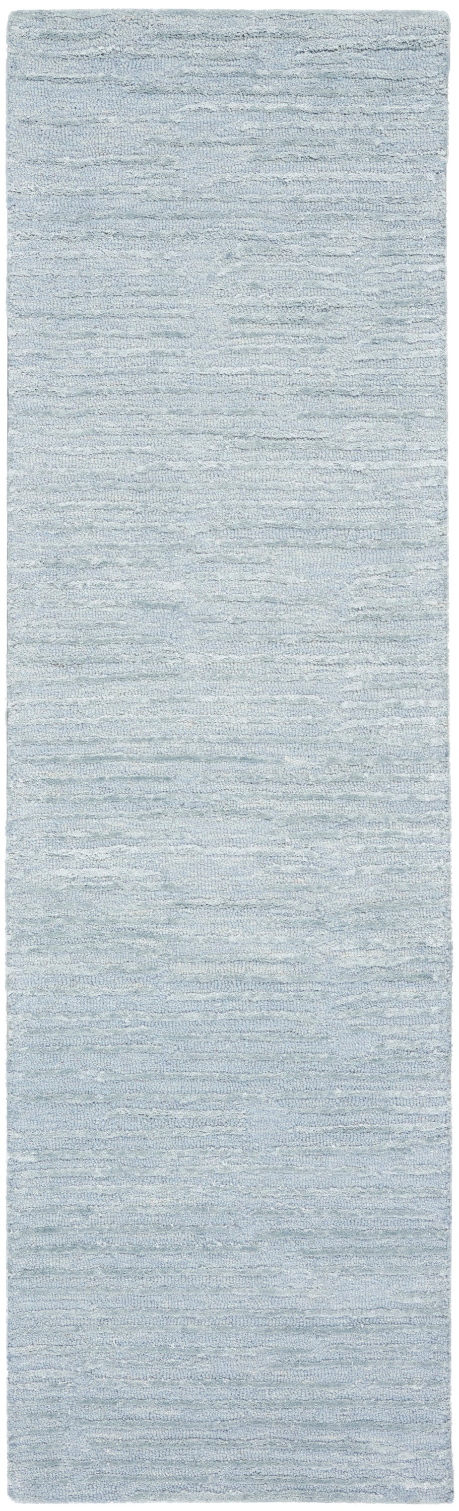 Calvin Klein CK010 Linear 2'3" x 8' Light Blue Modern Indoor Rug