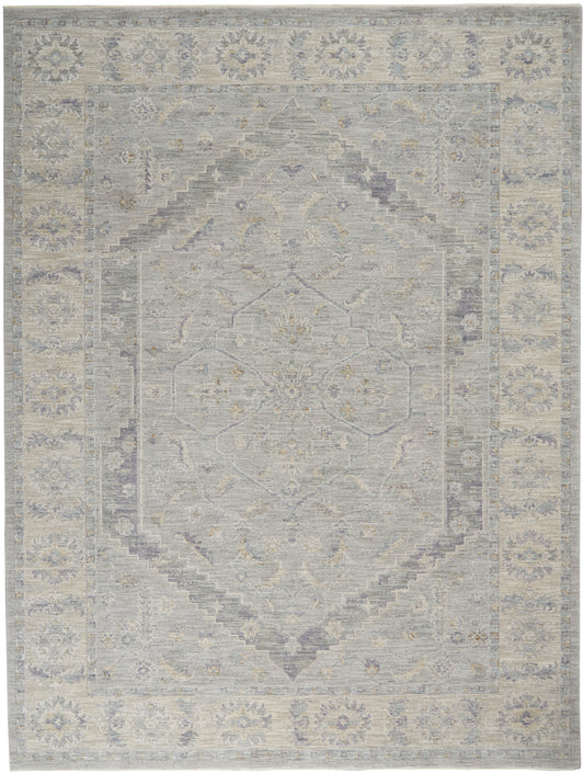 Nourison Infinite 9'3" x 12'7" Grey Vintage Indoor Rug