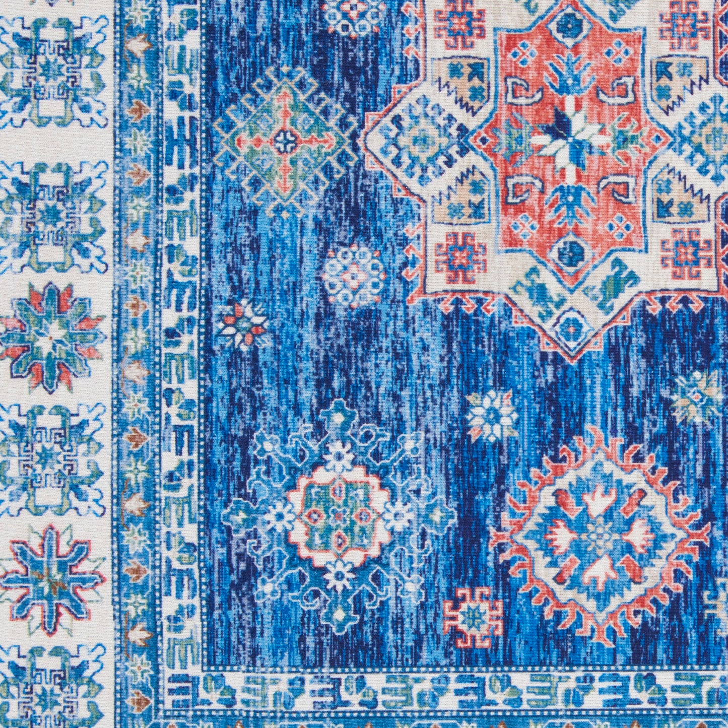 Nourison Fulton 1'10" x 5' Blue Vintage Indoor Rug