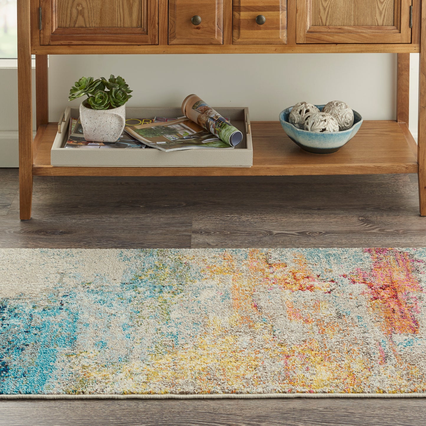 Nourison Celestial 3' x 5' Sealife Modern Indoor Rug