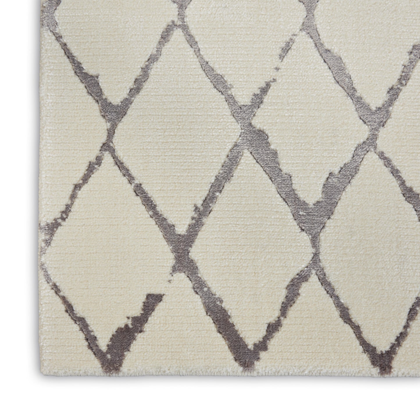 Nourison Twilight 2' x 3' Ivory/Grey Modern Indoor Rug