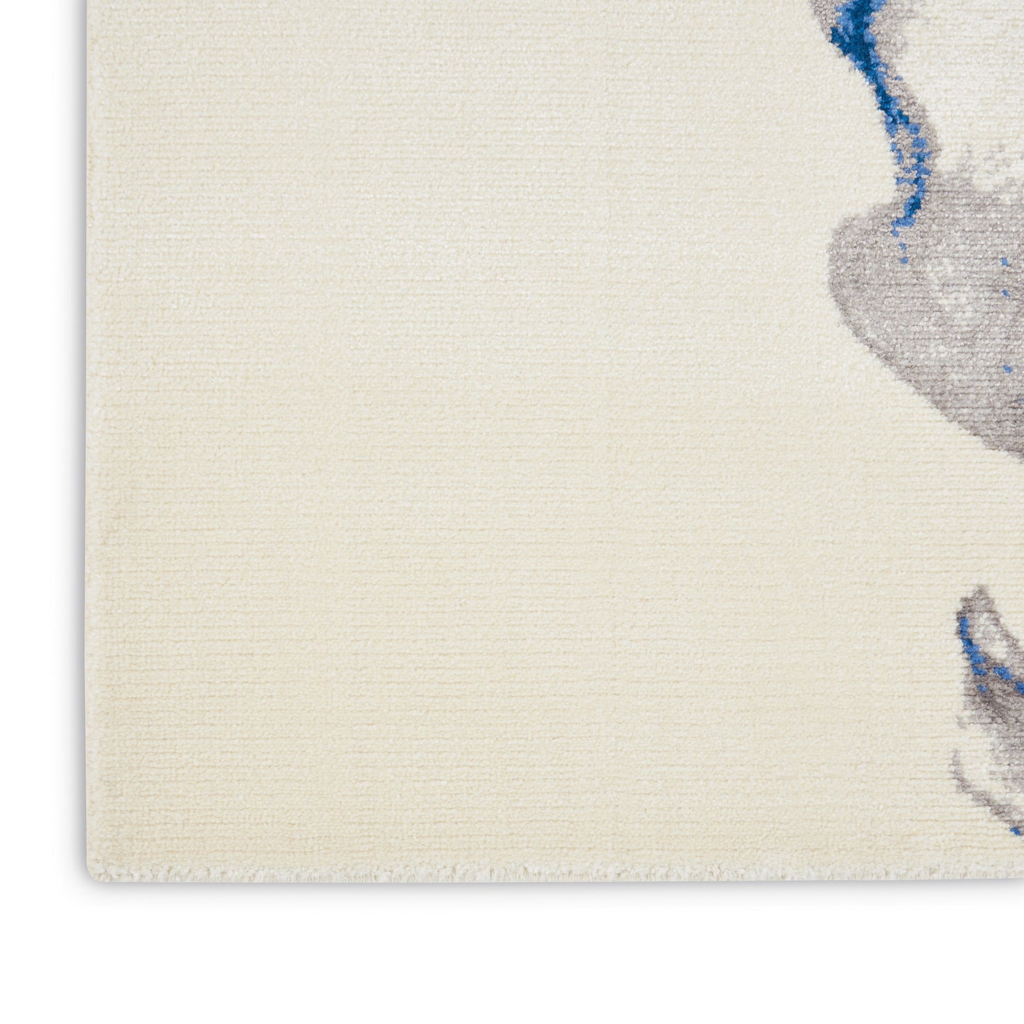 Nourison Twilight 5'6" x 8' Ivory/Blue Modern Indoor Rug