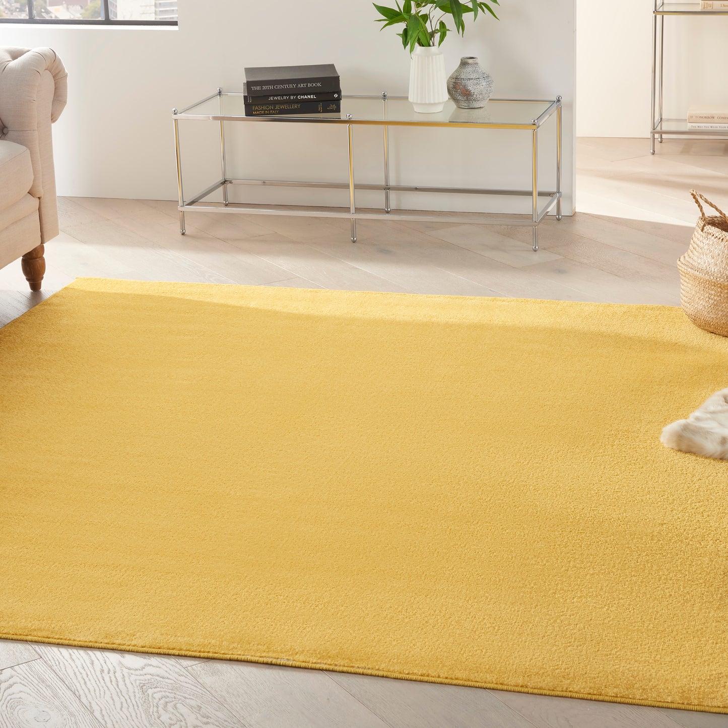 Nourison Nourison Essentials 7' x Square Yellow Outdoor Rug