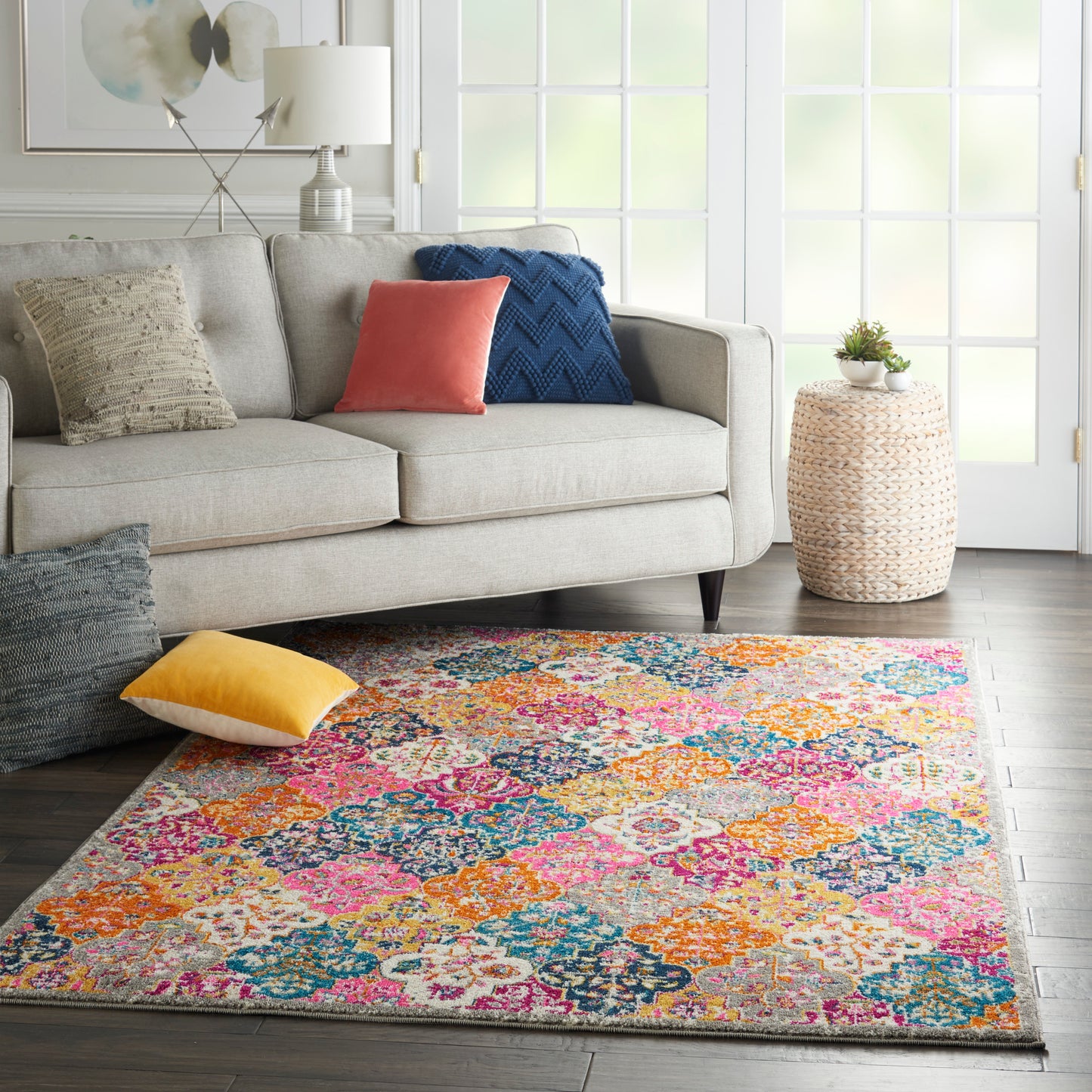 Nourison Passion 5'3" x 7'3" Multicolor Bohemian Indoor Rug