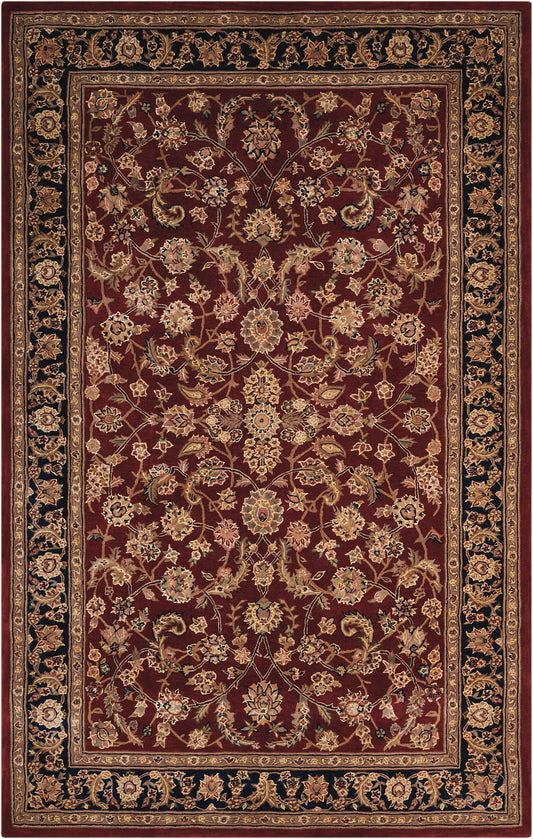 Nourison Nourison 2000 9'9" x 13'9" Burgundy Traditional Indoor Rug