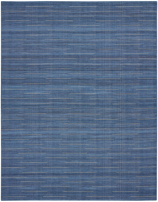 Nourison Interweave 8' x 10' Navy Modern Indoor Rug