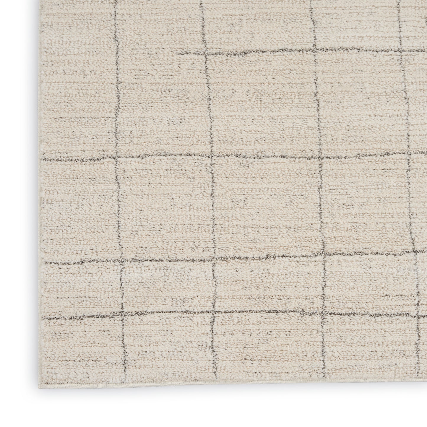 Nourison Andes 3'11" x 5'11" Ivory Grey Scandinavian Indoor Rug