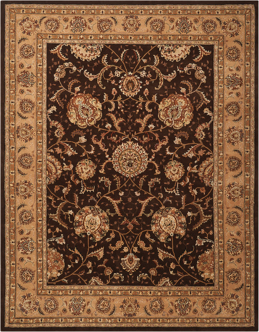 Nourison Nourison 2000 7'9" x 9'9" Brown Traditional Indoor Rug