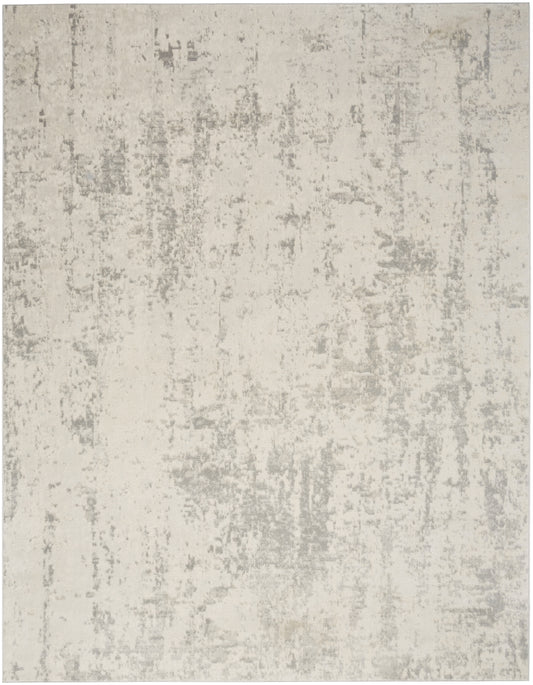 Nourison Quarry 7'10" x 9'10" Cream Grey Modern Indoor Rug