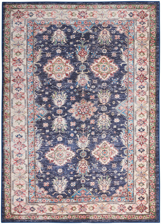 Nourison Fulton 5' x 7' Navy Vintage Indoor Rug