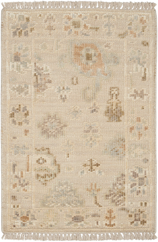 Nourison Whispers 2' x 3' Beige Vintage Indoor Rug