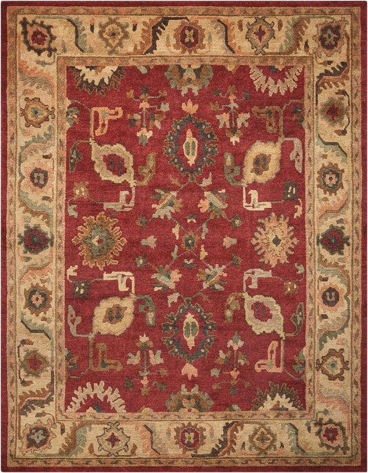 Nourison Tahoe 9'9" x 13'9" Red Traditional Indoor Rug