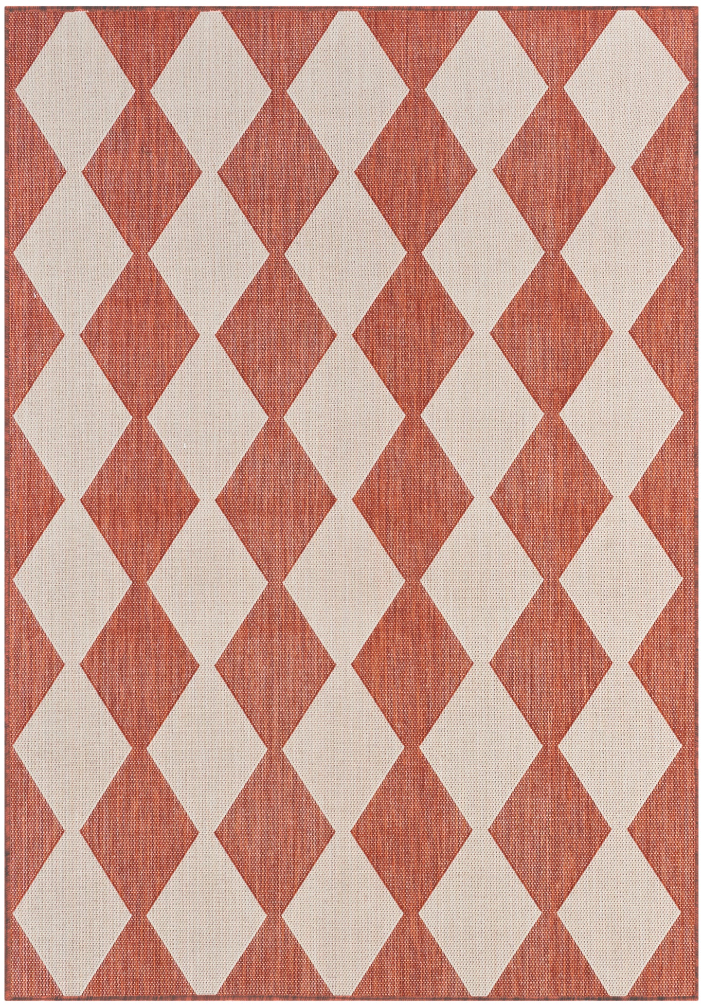 Nourison Positano 4' x 6' Terracotta Modern Rug