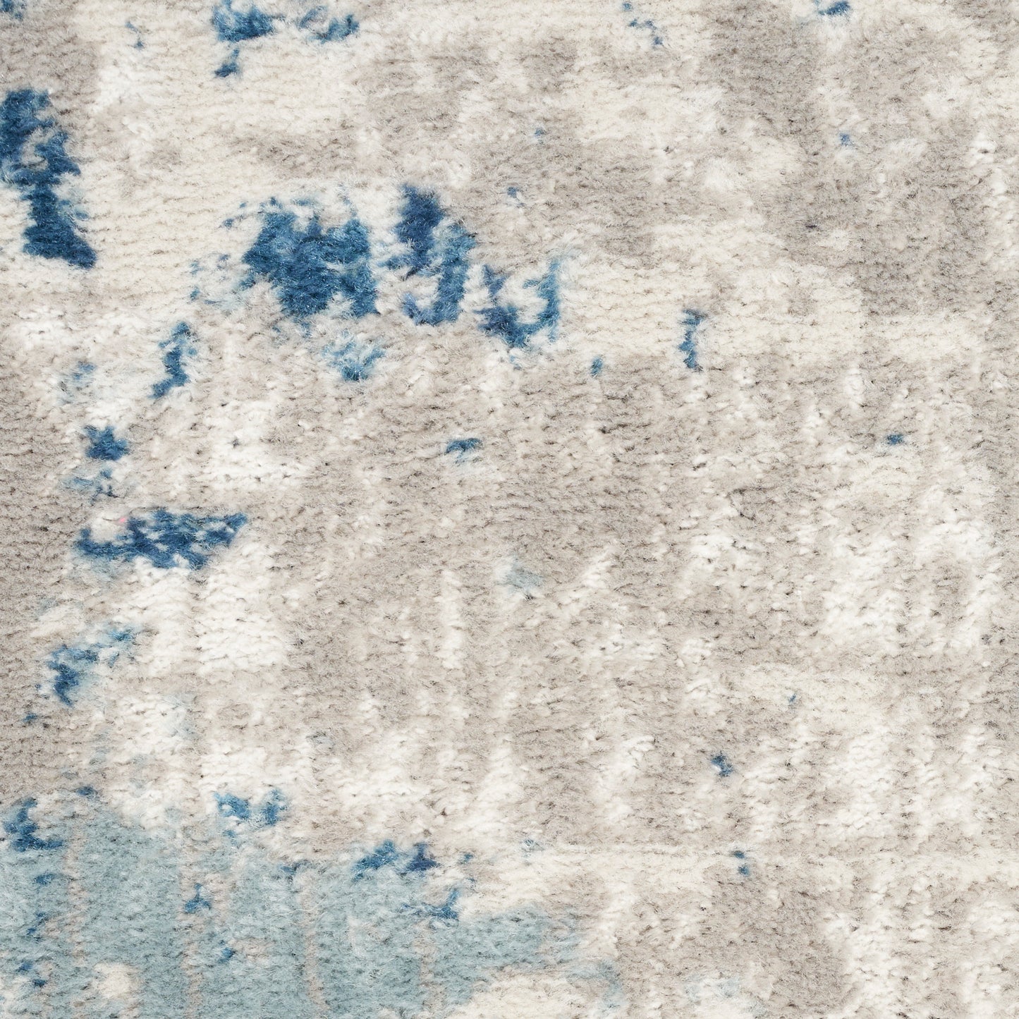 Nourison Quarry 3'9" x 5'9" Ivory Grey Blue Modern Indoor Rug