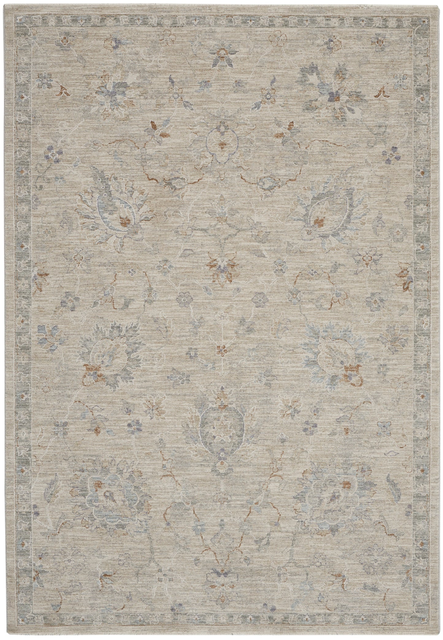 Nourison Infinite 3'11" x 5'11" Lt Grey Vintage Indoor Rug