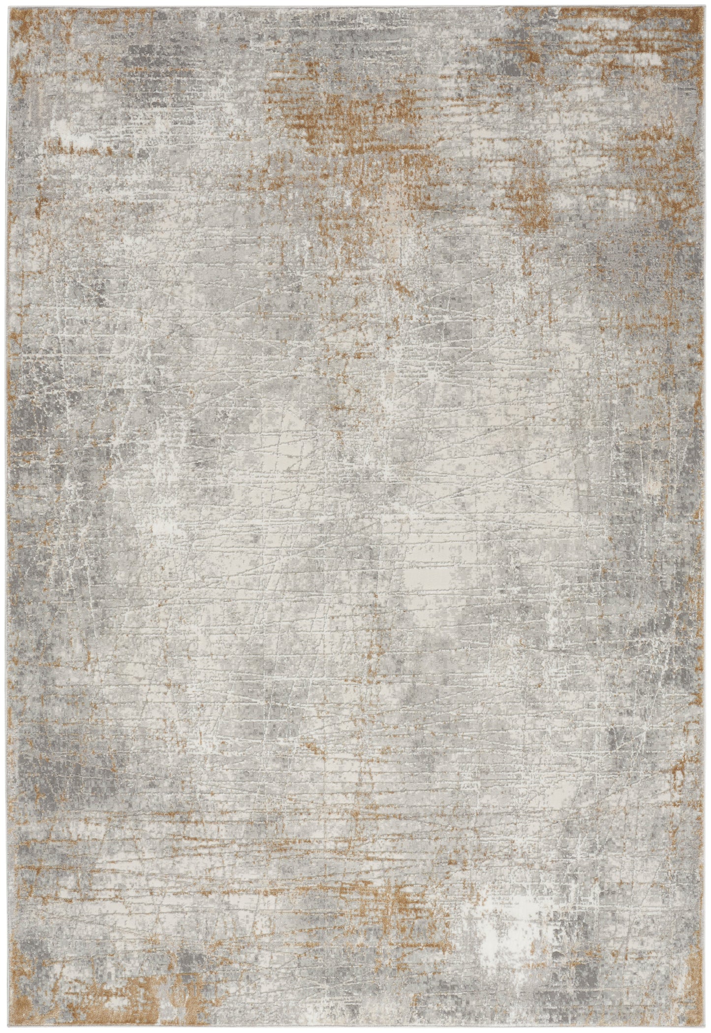 Nourison Home Texture 7'10" x 9'10" Grey Beige Modern Indoor Rug