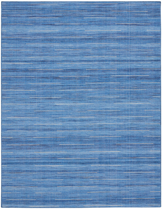 Nourison Interweave 6' x 9' Denim Modern Indoor Rug