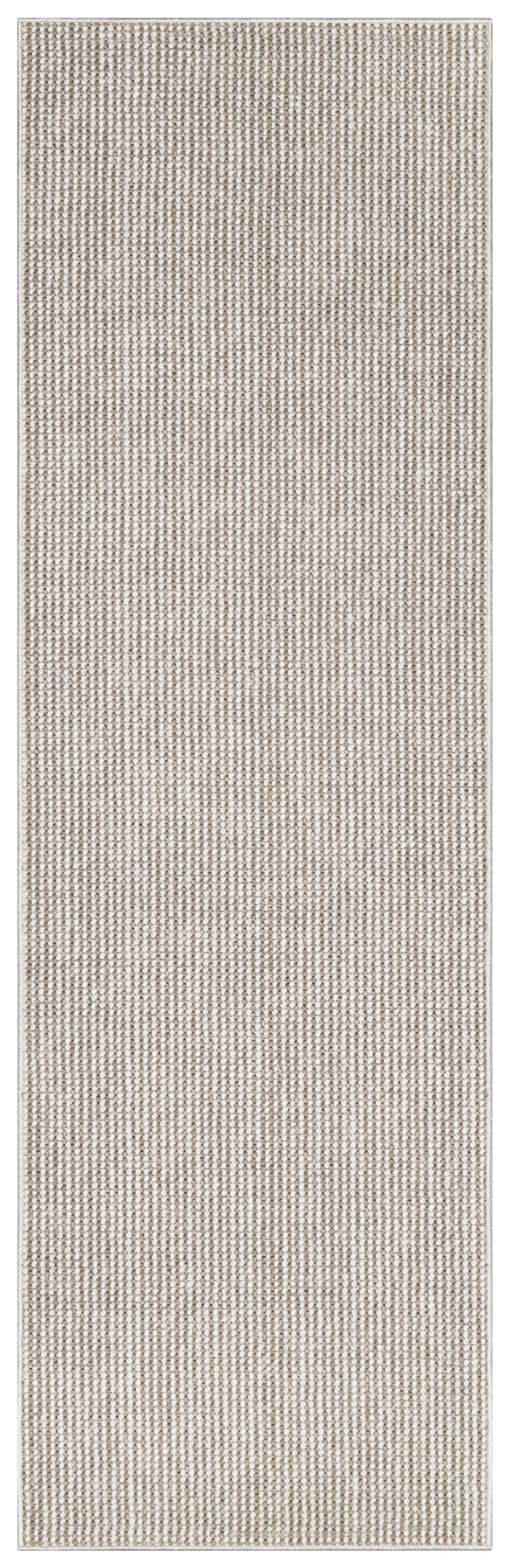 Nourison Natural Texture 2'3" x 7'6" Ivory Mocha Farmhouse Indoor Rug