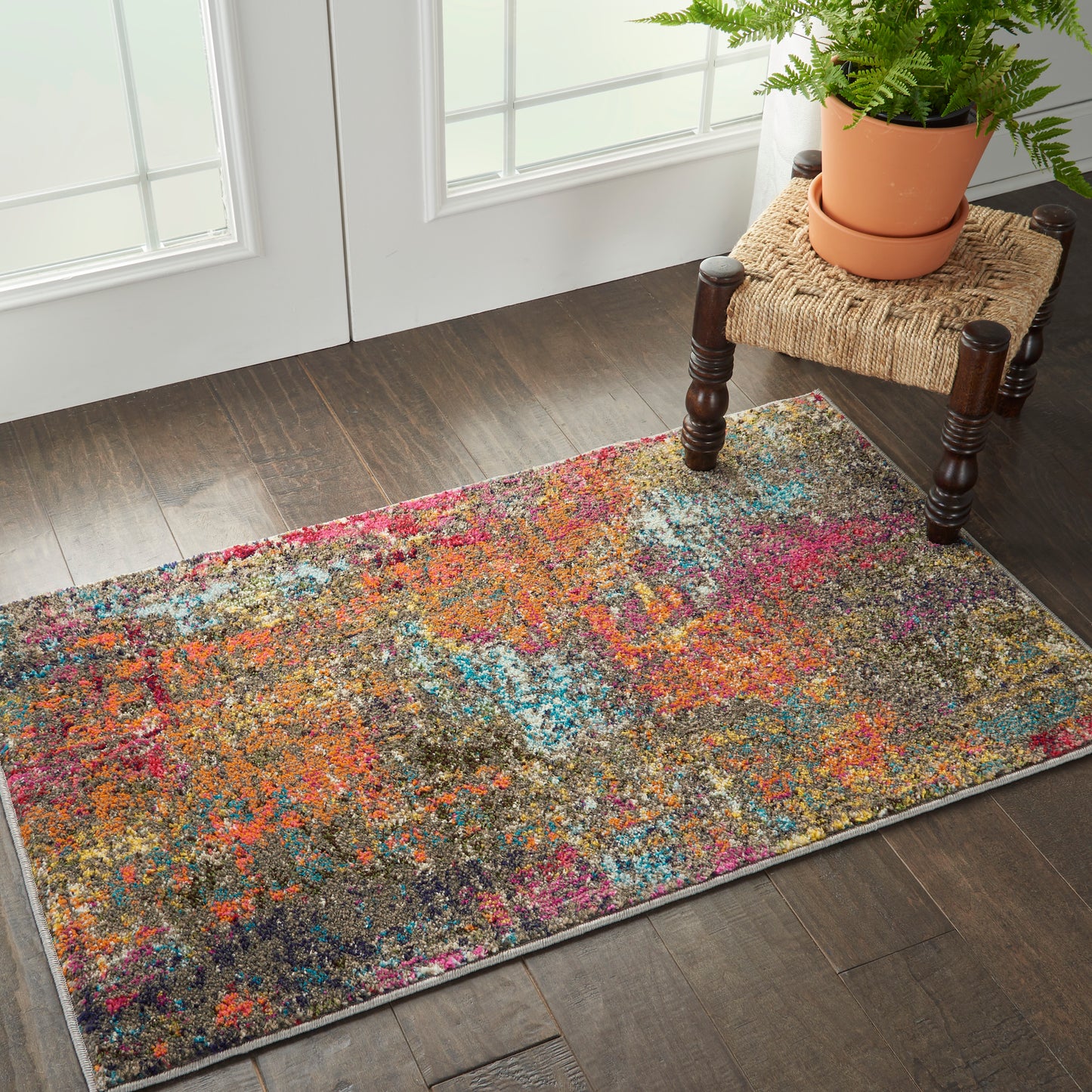 Nourison Celestial 2'2" x 3'9" Sunset Modern & Contemporary Indoor Rug