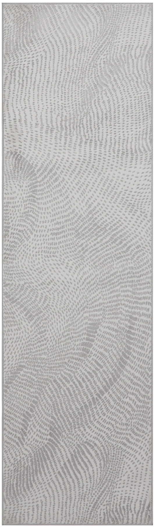 DKNY Central Park West 2' x 6' Grey Modern Indoor Rug