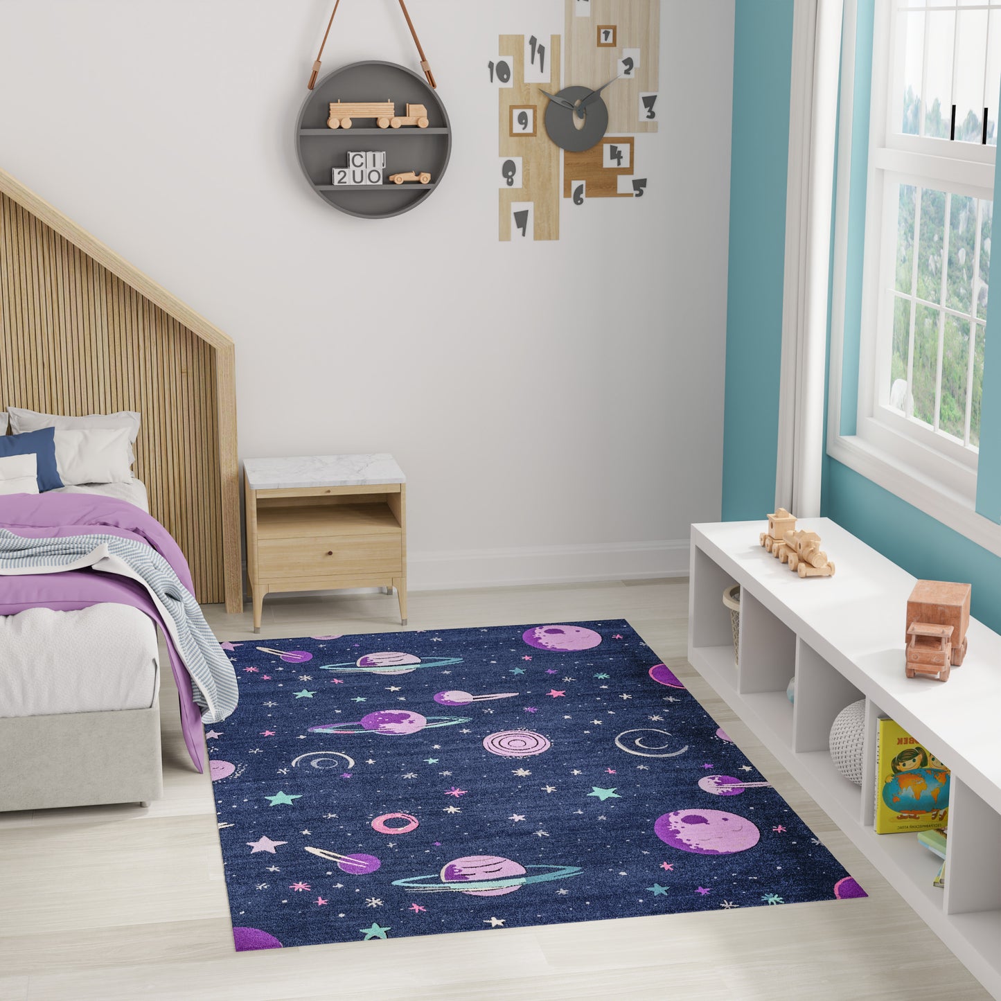 Nourison Imagination 4' x 6' Black Kids Indoor Rug