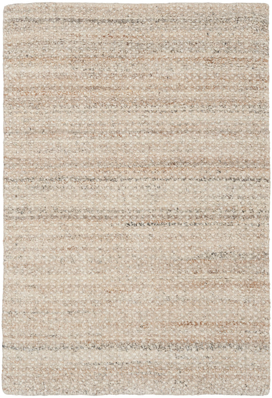 Calvin Klein CK040 Abrash 2' x 3' Ivory Grey Modern Indoor Rug