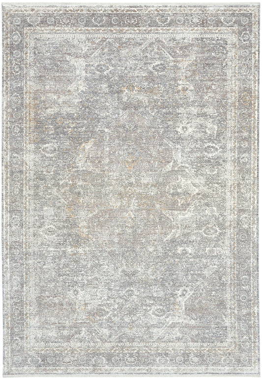 Nourison Starry Nights 5'3" x 7'3" Silver/Cream Vintage Indoor Rug