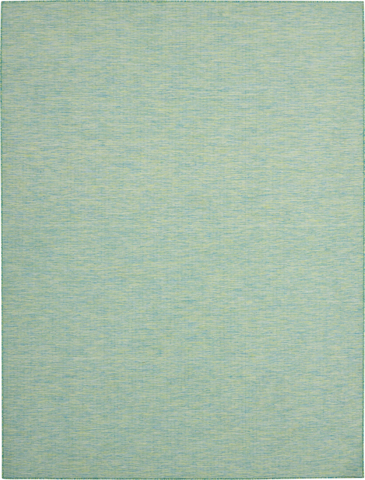 Nourison Positano 9' x 12' Blue Green Modern Rug