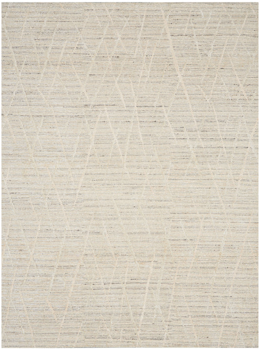 Nourison Ocean 5'6" x 7'5" Pearl Modern Indoor Rug