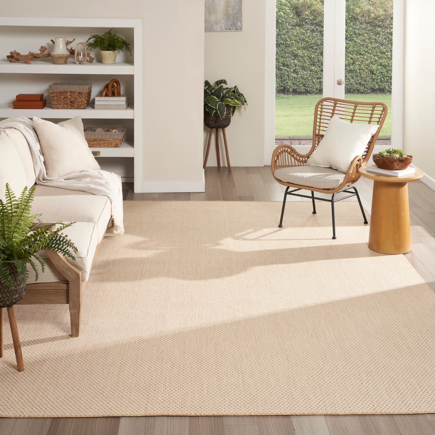 Nourison Courtyard 10' x 14' Natural Modern Rug