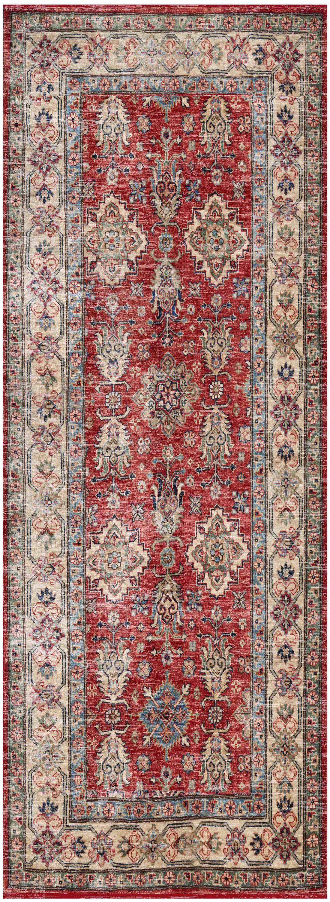 Nourison Fulton 1'10" x 5' Red Vintage Indoor Rug