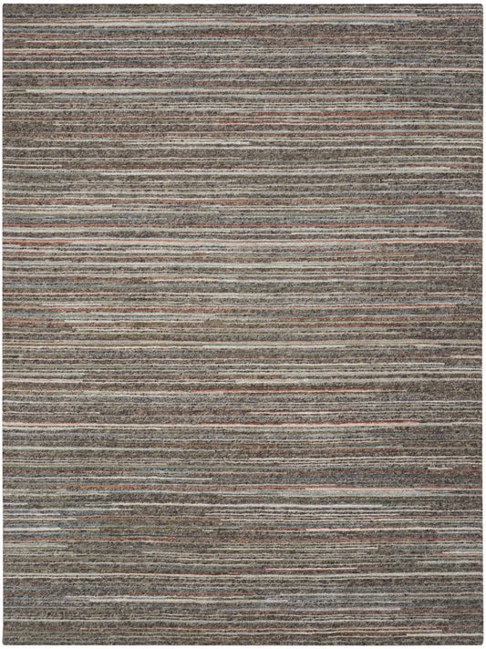 Nourison Plateau 9'9" x 13'9" Grey Green Modern Indoor Rug