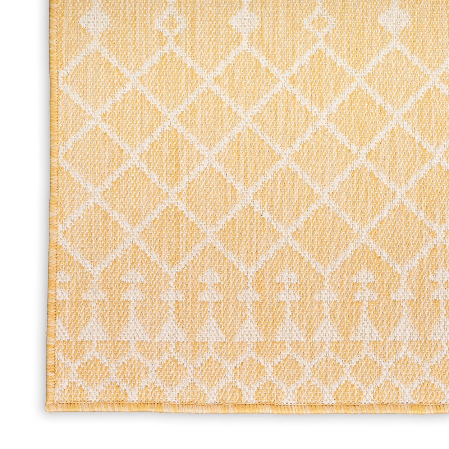 Nourison Positano 4' x 6' Yellow Modern Rug