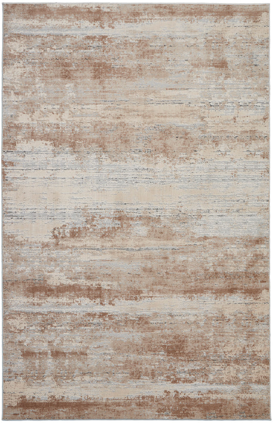 Nourison Rustic Textures 3'11" x 5'11" Beige Modern Indoor Rug