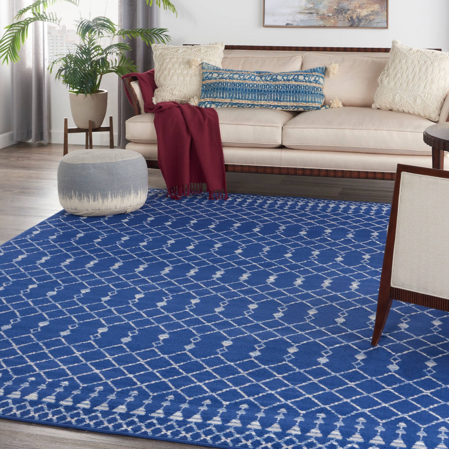 Nourison Whimsicle 8' x 10' Navy Bohemian Indoor Rug