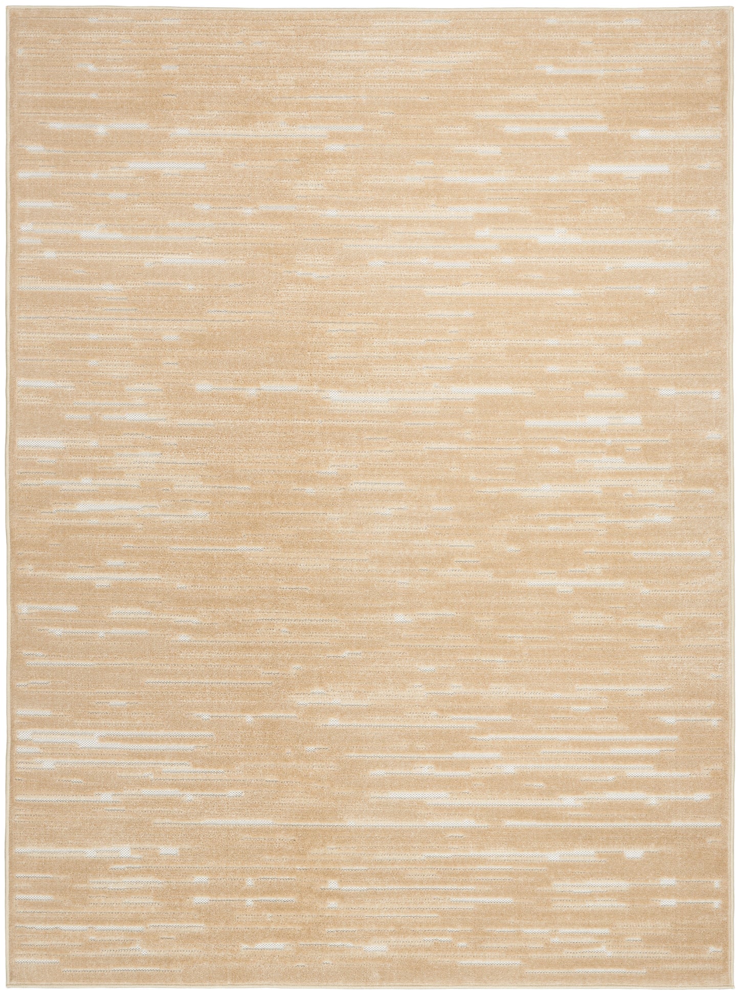 Nourison Care Free 5'3" x 7' Taupe Modern Indoor Rug