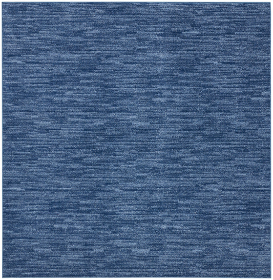 Nourison Nourison Essentials 7' x Square Navy Blue Outdoor Rug